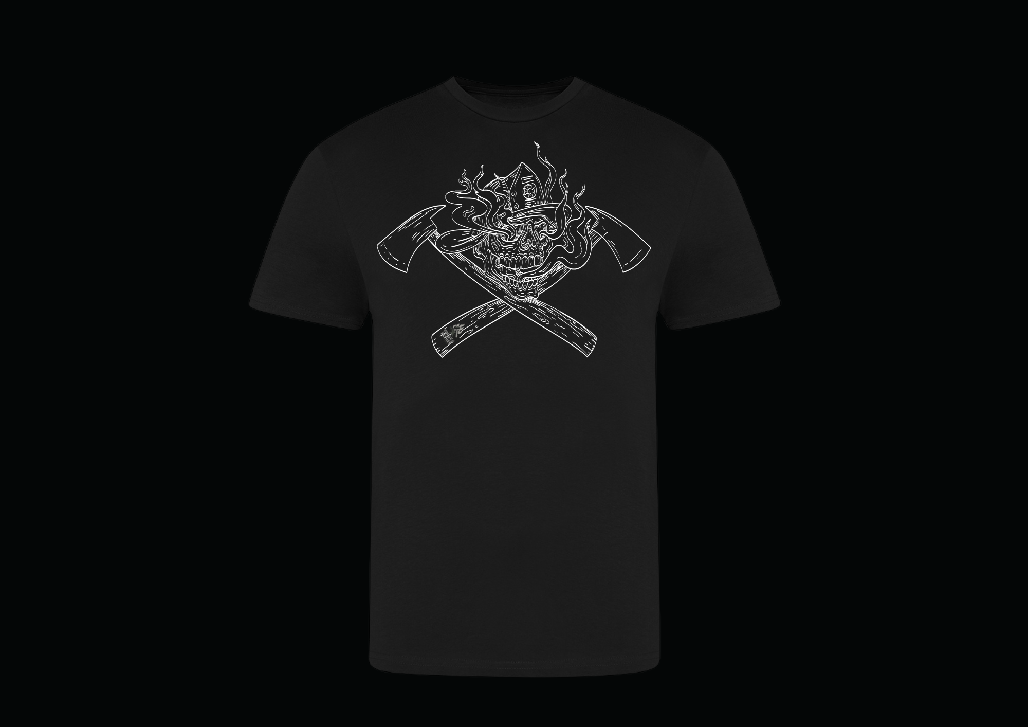 smoking skull
