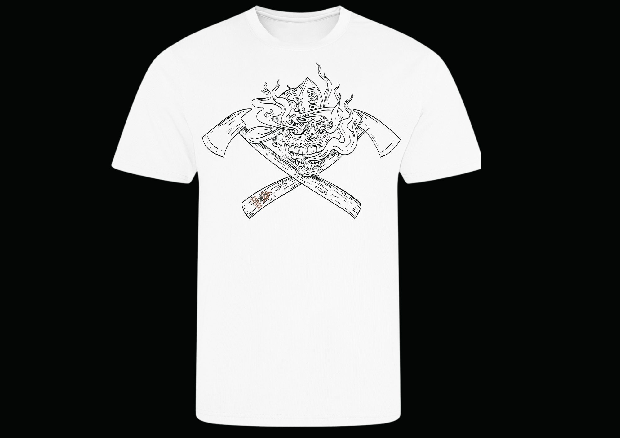 smoking skull