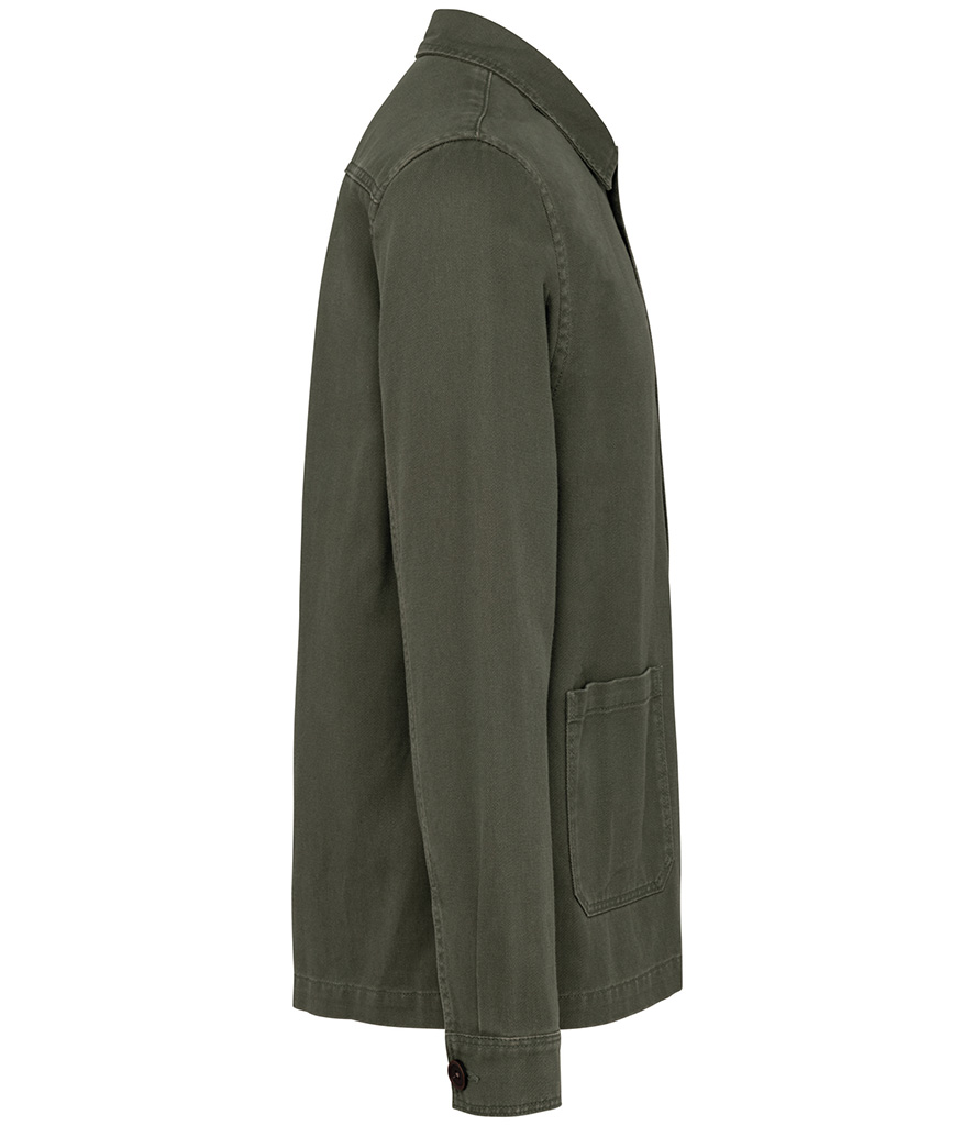 faded worker jacket